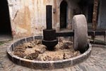 Выдавливание сока агавы каменным жерновом